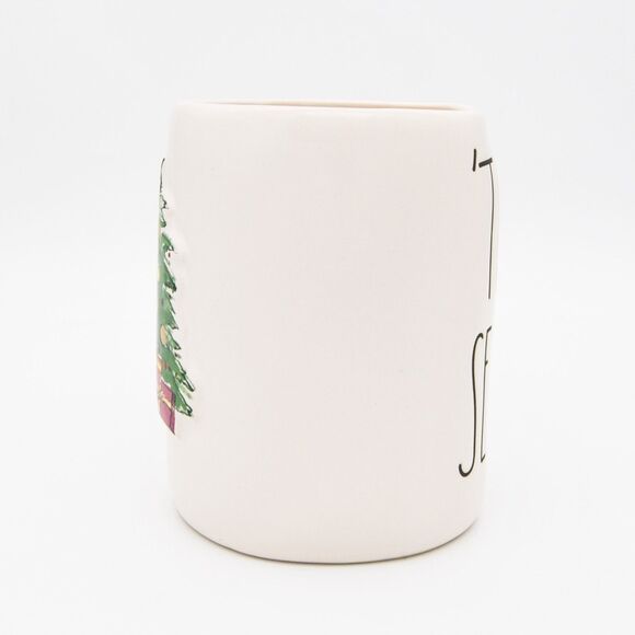 Rae Dunn Christmas Mug – Tis' The Season, 16oz Double-Sided Ceramic Coffee Mug - Picture 6 of 10